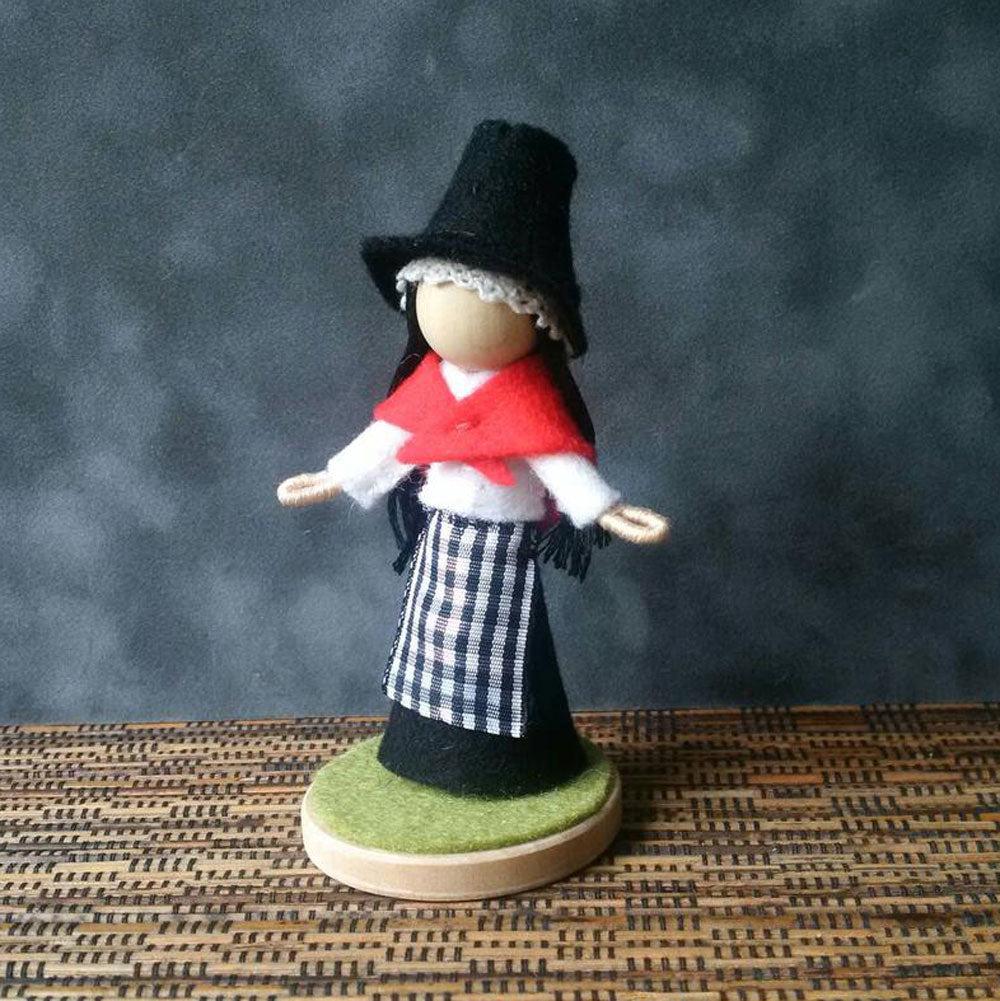 Doll - Traditional Welsh Lady - Handmade to Order