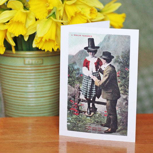 Card - Vintage - A Welsh Romance