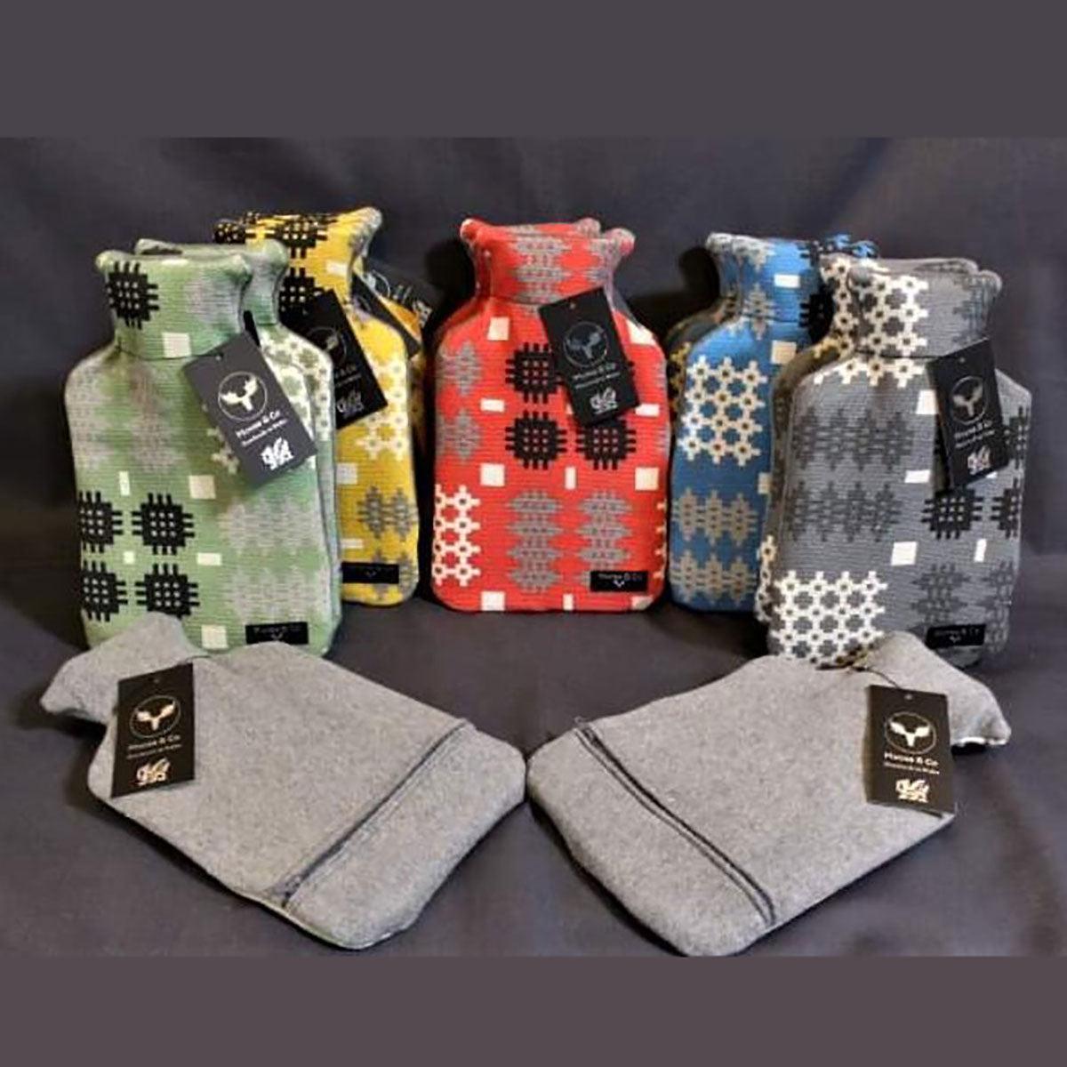TRADE - Hot Water Bottle - Welsh Tapestry Print - Various Colours