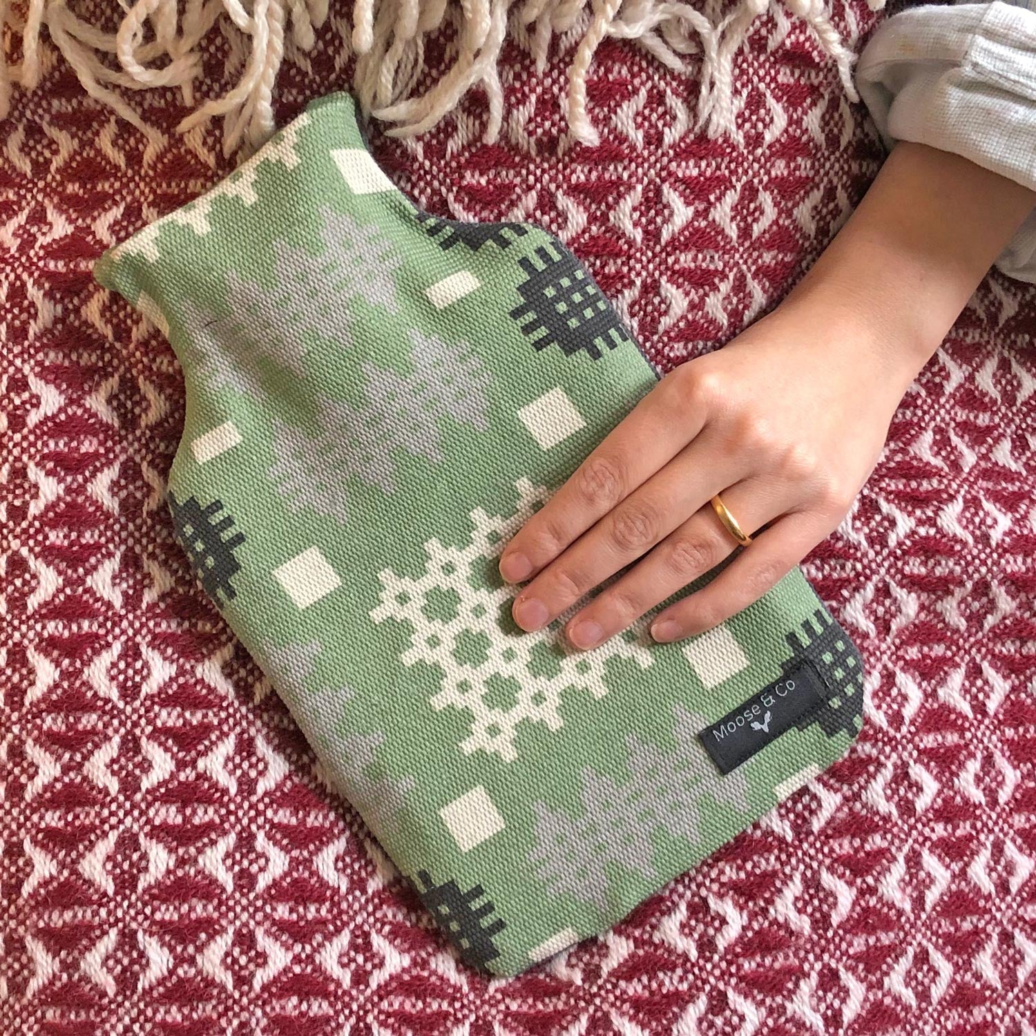 TRADE - Hot Water Bottle - Welsh Tapestry Print - Various Colours