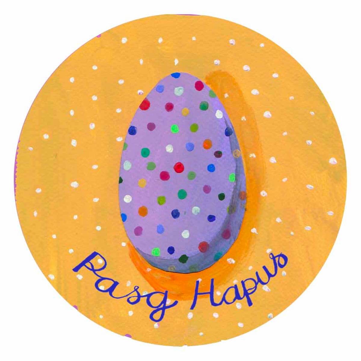 Decoration - Wooden - Pasg Hapus - Happy Easter - Easter Egg