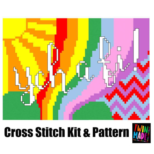 Cross Stitch Kit & Pattern  - Ych a Fi! Yuk!