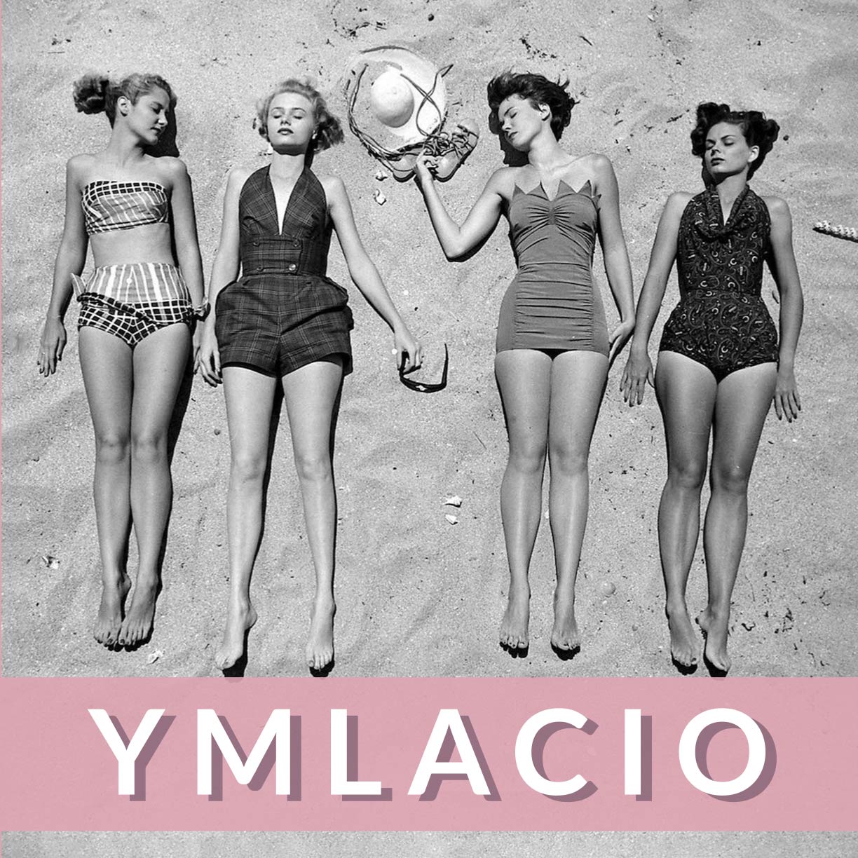 Card - Vintage Sun Bathers - Ymlacio - Relax